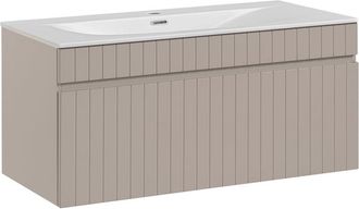 Petits Meubles Mueble lavabo encastrado estratificado 100cm