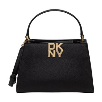 DKNY Foster Crossbody Tas - Dames - Handtassen - Zwart - ONE Size - Leer - Tassen