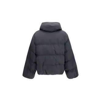 Balmain Womens Black Viscose Full-Length Jacket Clothing