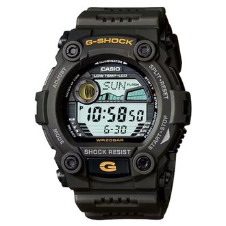 Casio Mens G-Shock Green Resin Shock Resistant Digital Watch - G-7900-3DR