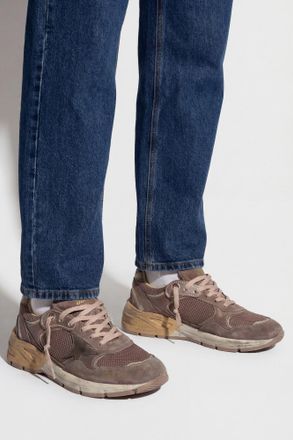 Golden Goose Sports Shoes Running Dad New, Womens, Brown