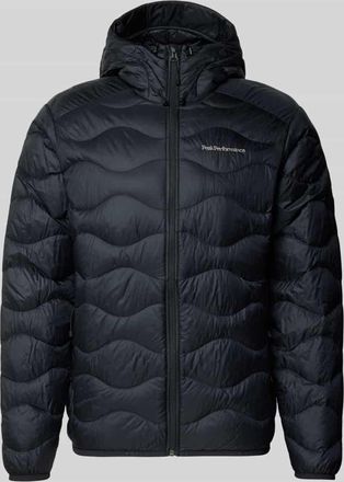 Peak Performance Regular Fit Jacke mit Logo-Stitching Modell Helium in Black, Gr&ouml;&szlig;e XXL