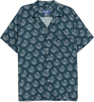 Arrels Barcelona Camicia con stampa - Blu