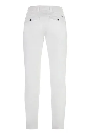 Department Five Cotton-Elastane Chinos - White