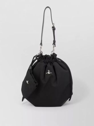 Vivienne Westwood bucket bag adjustable strap detachable pouch