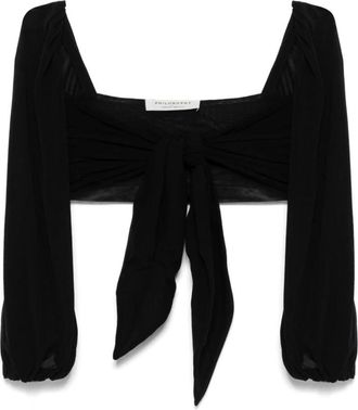 Philosophy di Lorenzo Serafini Mujer, Camisetas, Negro, Talla: S