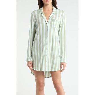 Nordstrom Moonlight Eco Nightshirt in Green Desert Porto Stp at Nordstrom, Size X-Small