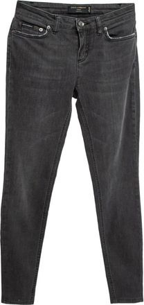 Dolce & Gabbana Jeans con placca logo 2024 - Nero