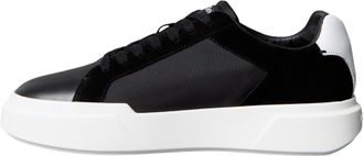Calvin Klein Mens Chunky Sole Lace-up Cupsole Trainers, Black (Black/Bright White), 9