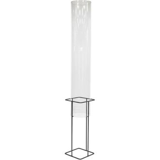 Relaxdays Relaxdays Columna De Peces 108&times;20 Cm, Acr&iacute;lico Y Metal, Torre Decorativa Para Estanque De Jard&iacute;n, Transparente/gris