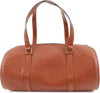 Louis Vuitton Soufflot Epi Leather Brown Leather Handbag (Pre-Owned)