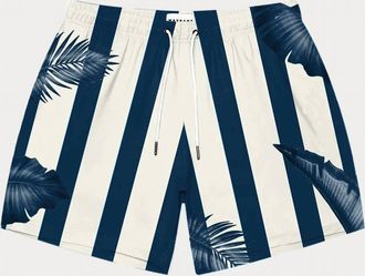MAVRANS Mens Sunset Swim Shorts In Blue