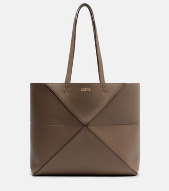 Loewe Puzzle Fold Medium leather tote bag
