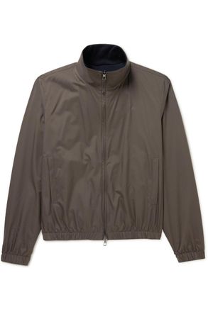 Loro Piana Windmate Reversible Shell and Cashmere Bomber Jacket