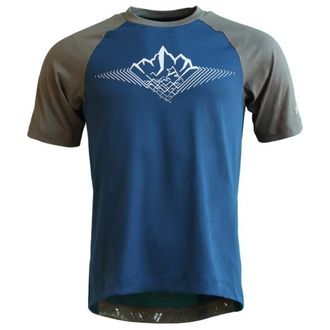 Zimtstern Pureflowz Shirt S/S Velotrikot f&uuml;r Herren | blau
