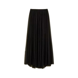 Twinset Rokken, Dames, Zwart, S, Tule, Lange Tule Rok