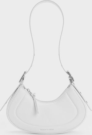 Charles & Keith Petra Curved Shoulder Bag