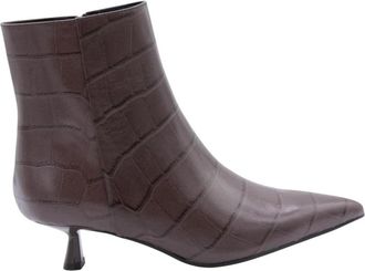 Bibi Lou Stijlvolle Enkellaars Aliko - Dames - Laarzen met Hak - Bruin - 37 EU - Schoenen