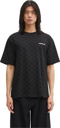 A Bathing Ape College Monogram Logo T-shirt - Heren - T-shirts - Zwart - 2XL - Katoen - Tops