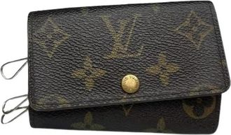 Louis Vuitton Pre-owned Leren Sleutelhanger - Dames - Vintage Accessoires - Bruin - ONE Size - Leer - Vintage