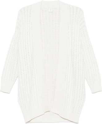 Eleventy Cardigan lam&eacute; - Toni neutri