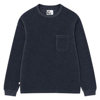 La Paz Tops, Heren, Blauw, S, Katoen, Duarte Long Sleeve Tee