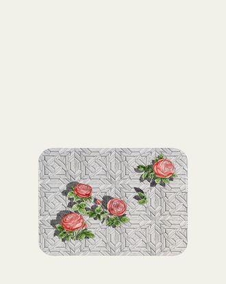 Fornasetti Musciarabia con rose Tray