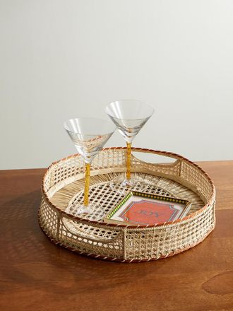 La DoubleJ Raffia Tray