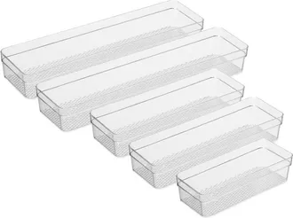 Oggi Set Of 5 Drawer Organizers