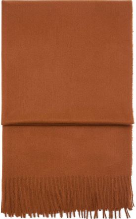 Mango Fringe Scarf in Caramel at Nordstrom