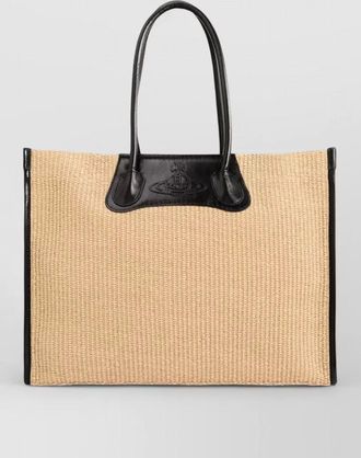 Vivienne Westwood beach tote bag dual handles design