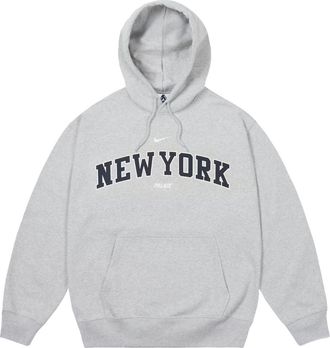 Palace x Nike Shop Hood New York Grey Marl P29HD101