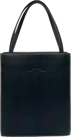 Hermès Navy Taurillon Clemence Leather Handbag Tote Bag (Pre-Owned)