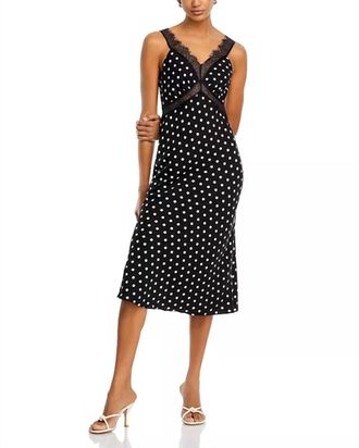 Lucy Paris Kennedy Lace Dress In Black & White