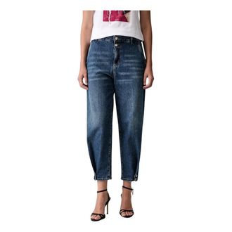 Liu Jo Dames, Jeans, Blauw, Maat: W26 Katoen