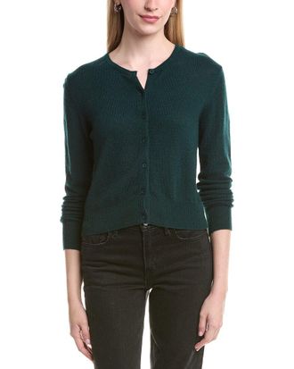 Fort&eacute; Cashmere Cropped Cashmere Sweater