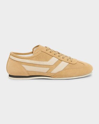 Tom Ford Men & apos;s Brook Suede Low-Top Sneakers