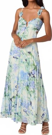 Astr Emese Maxi Dress In Green