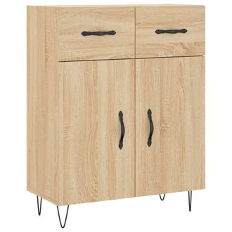 Berkfield Home Sideboard Sonoma Oak 69.5x34x90 cm Engineered Wood in Brown