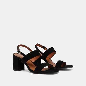 Jonak Fluwelen sandalen met hak Vico