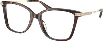 Michael Kors Zaragoza Optisch Montuur - Dames - Brillen - Bruin - 54 MM - Accessoires