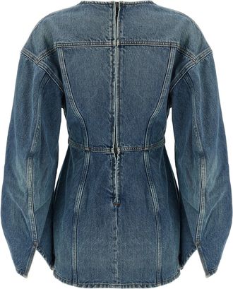 Haikure Denim Mini Dress - Blue