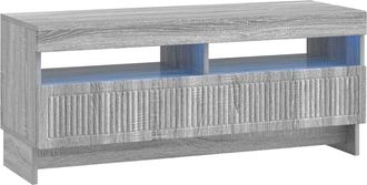 vidaXL Mueble De Tv Led Sonoma Gris Madera De Ingenier&iacute;a Vidaxl