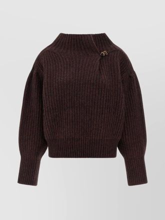 Dries Van Noten wool alpaca high-neck oversized sweater