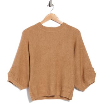 Democracy Seed Stitch Dolman Sweater in Heather Caramel Latte at Nordstrom Rack, Size X-Small