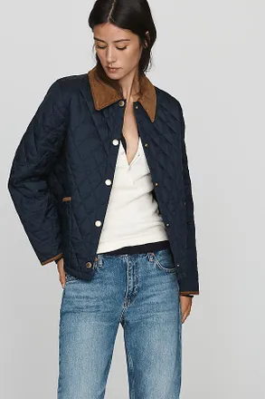 Barbour Icon Quilted Cropped Jacket