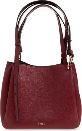 Furla Nuvola Medium Bag - Dames - Handtassen - Rood - ONE Size - Leer - Tassen