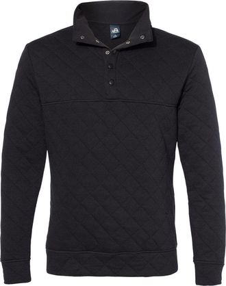 J. America Quilted Snap Pullover