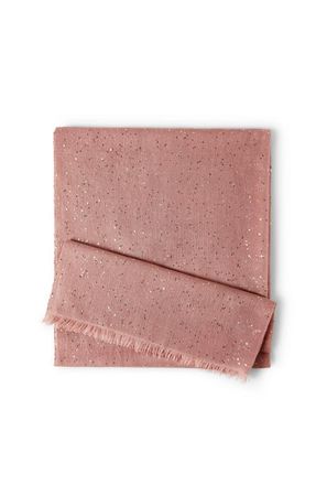 Brunello Cucinelli Cashmere and silk Diamond yarn scarf in Pink at Nordstrom