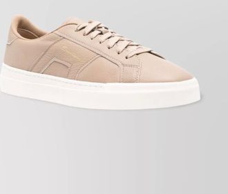 Santoni dbs round toe flat sole sneakers